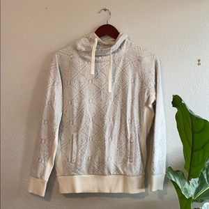 PrAna cowl neck sweatshirt